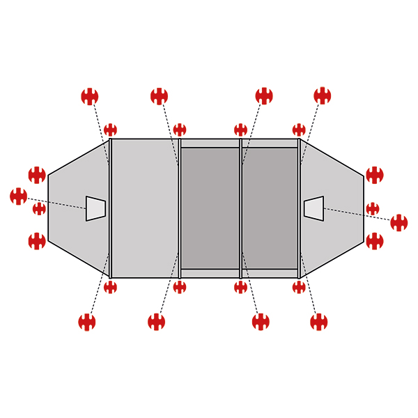 SwissPiranha Ultralight Peg Set Fjällräven Abisko Endurance 4 24 piquets