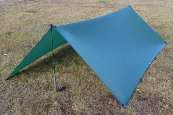 SwissPiranha MantaRay 10 tarp ultraléger vert 0,6 kg 5000 mm
