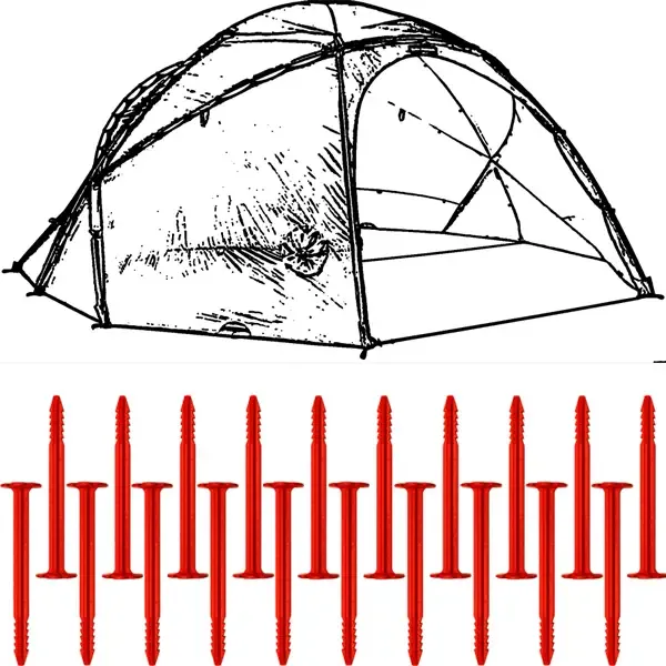 SwissPiranha Ultralight Peg Set Hilleberg Atlas sardine RT150