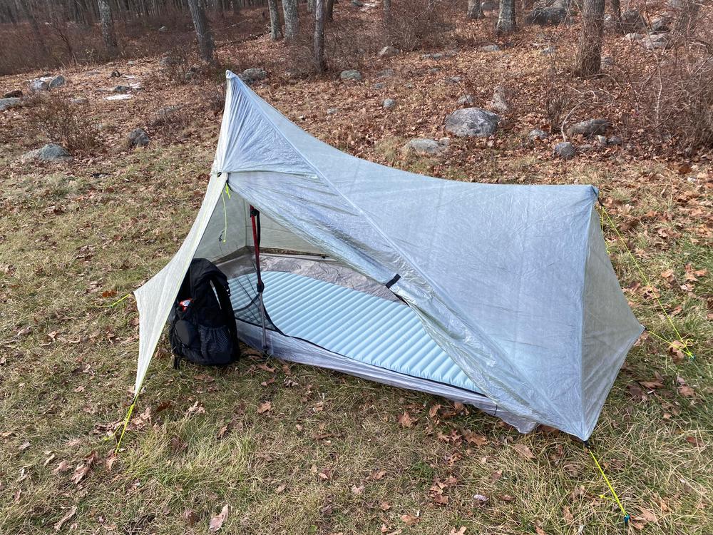 Zpacks Pivot Solo tente solo 1 place Olive Drab sol léger