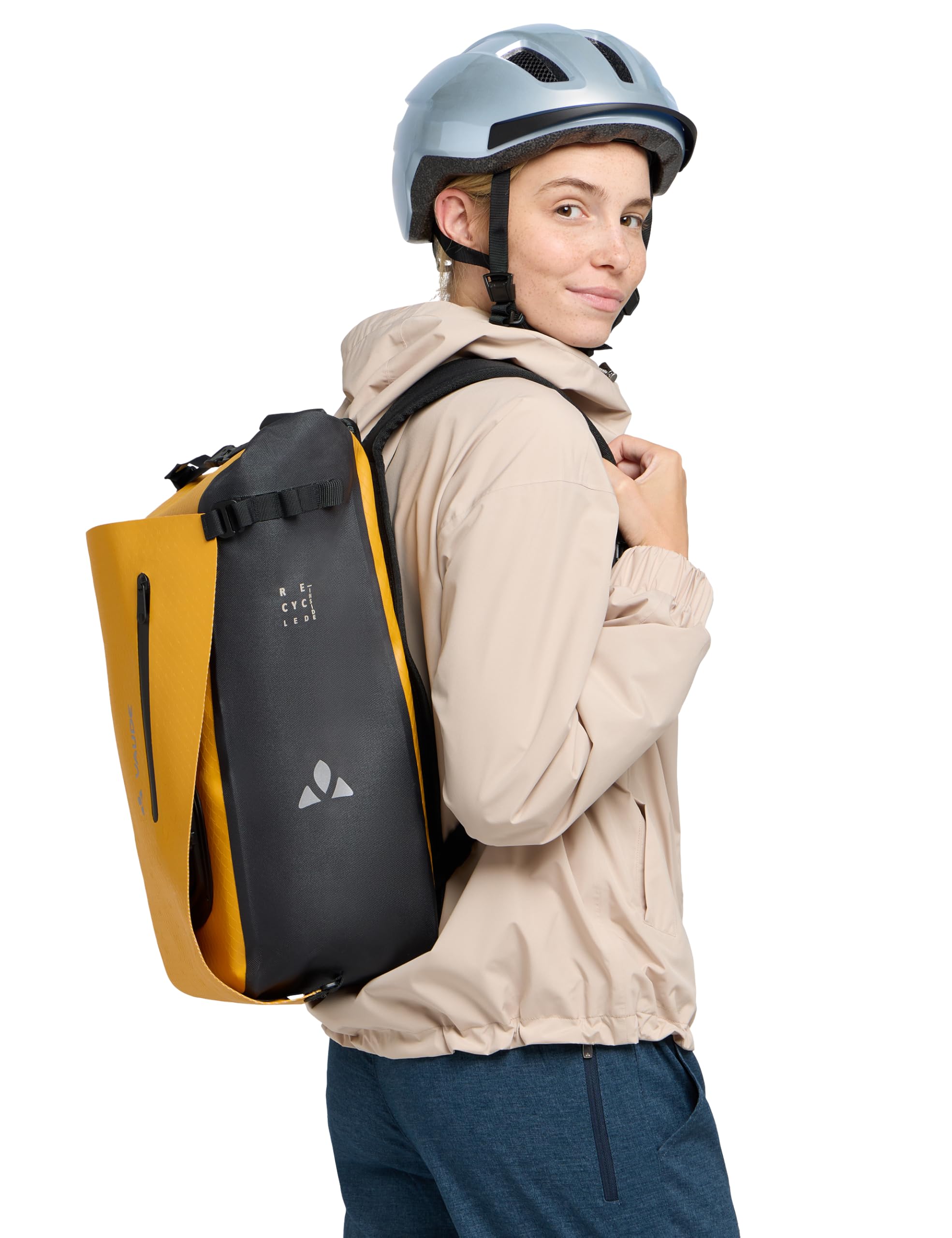 Vaude Aqua Transformer 26 Sac vélo jaune brûlé 2 en 1