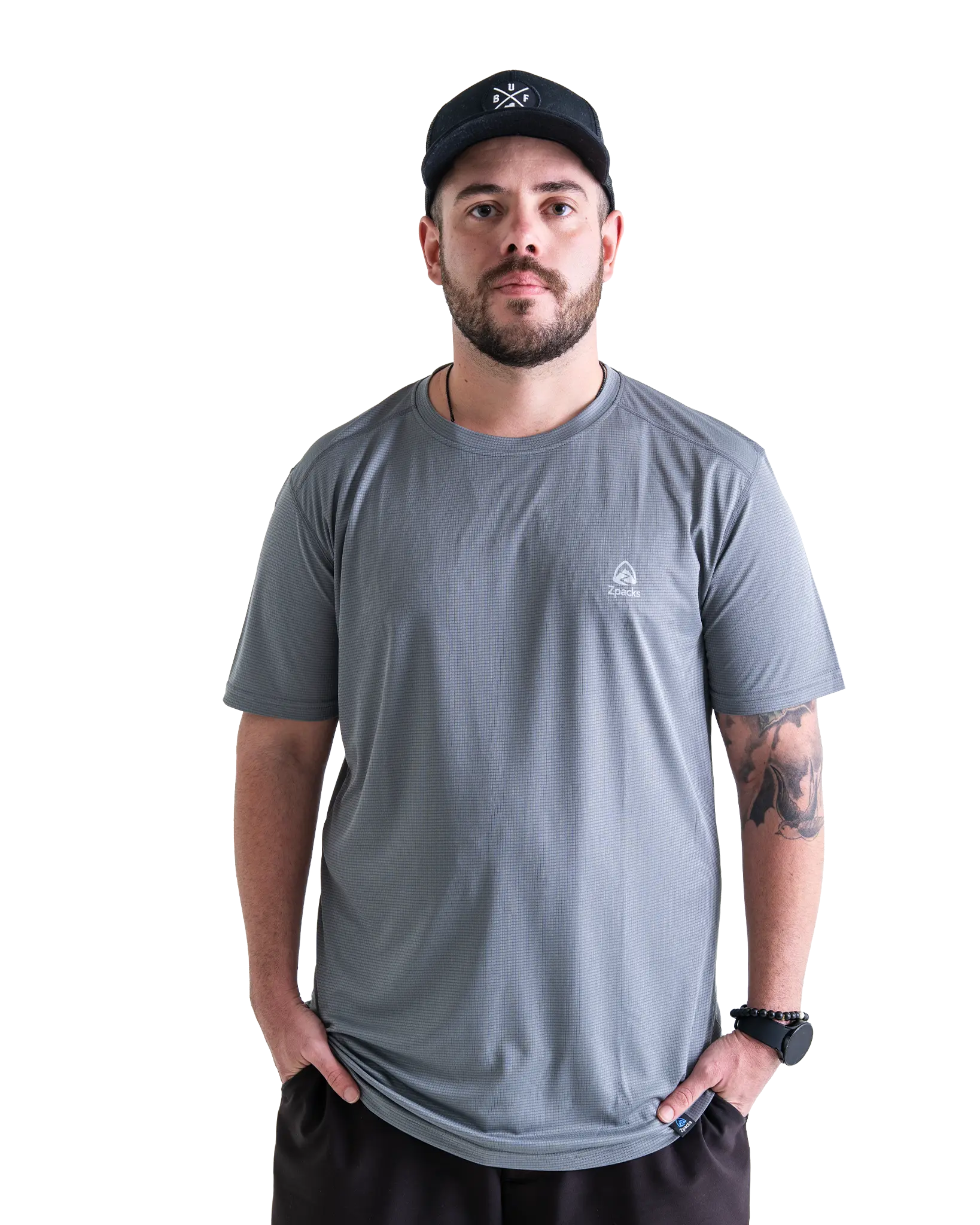 Zpacks Trail Cool T-shirt randonnée gris UPF 40+