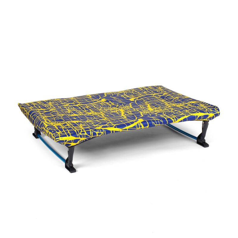 Helinox Dog Cot Warmer Tapis chien réversible Regular Noir