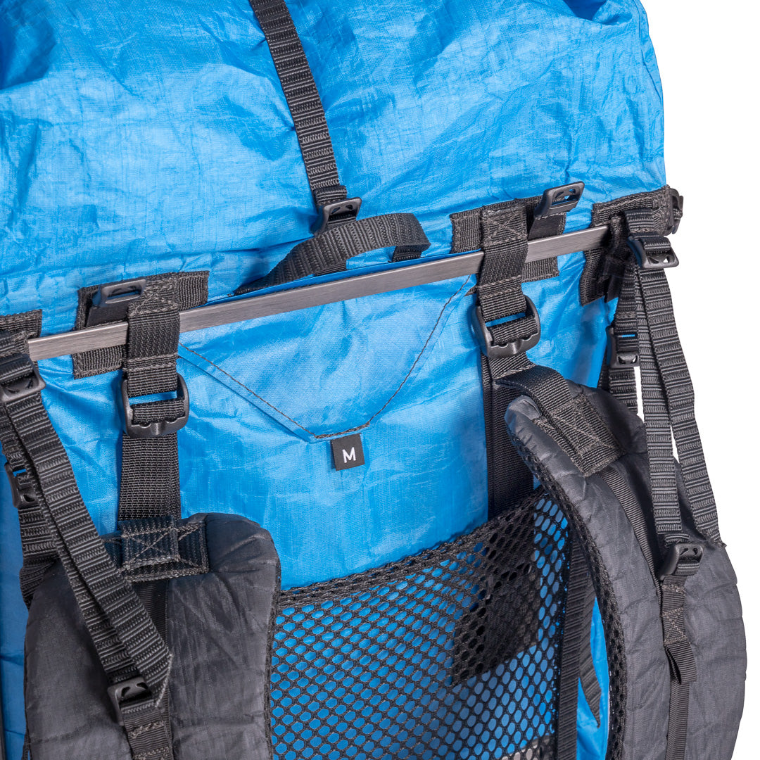Zpacks Arc Zip 57L sac à dos Azure Blue torse M ceinture M