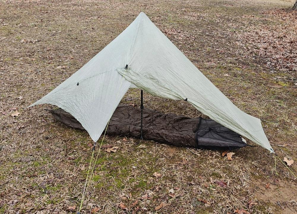 Zpacks Hexamid Pocket Tarp avec portes tarp orange brûlé 1P