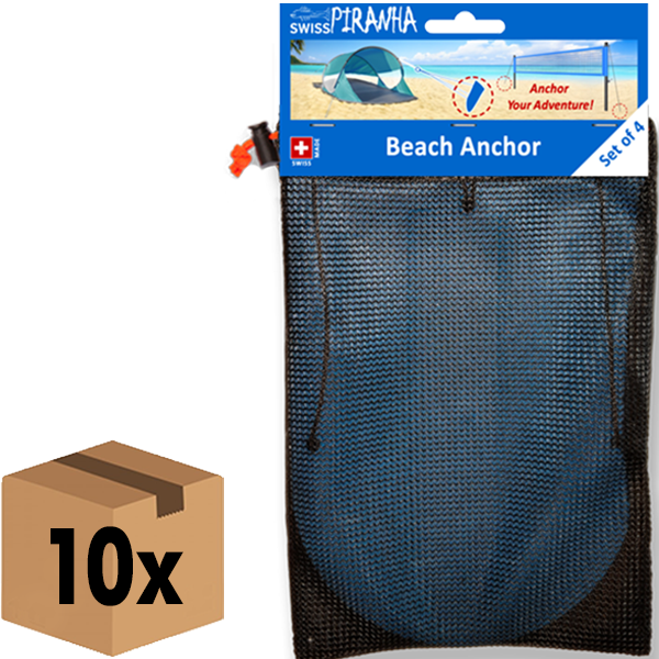 SwissPiranha Ancre sable et neige plastique 4 pcs ultralight