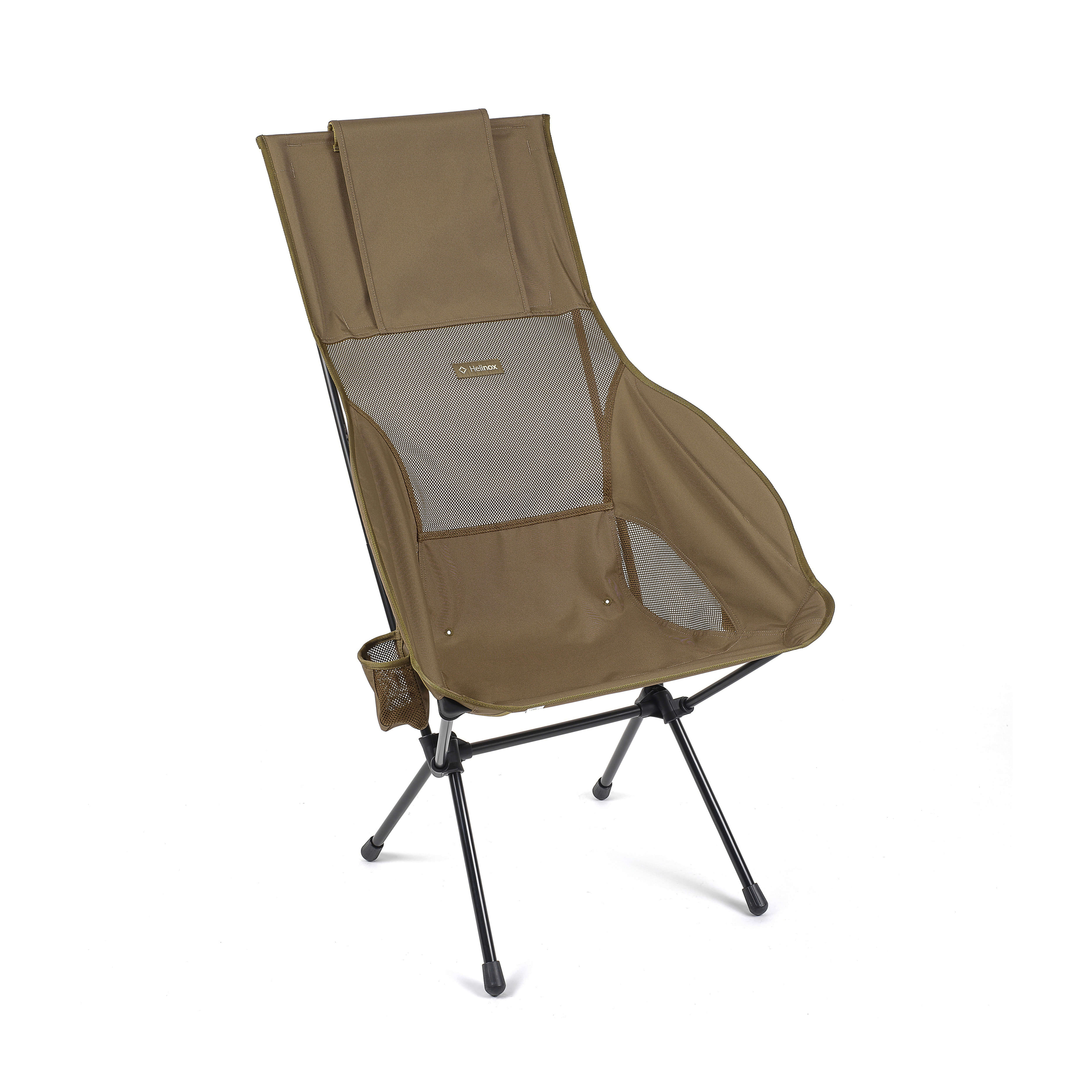 Helinox Savanna Chair fauteuil pliant Black accoudoirs porte-gobelet