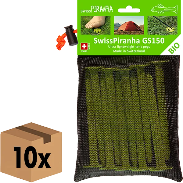 SwissPiranha GreenShark GS150 sardines bio lot 10
