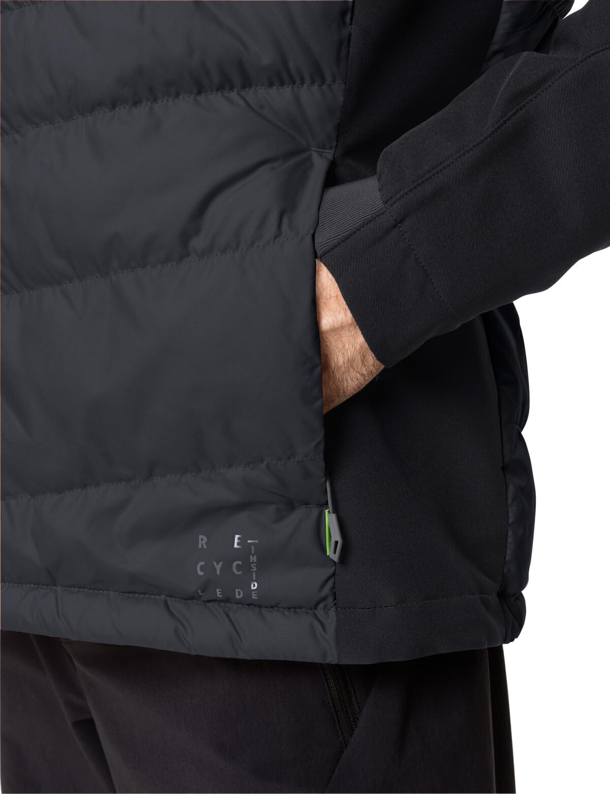 Vaude Elope veste hybride homme noir chaude recyclée