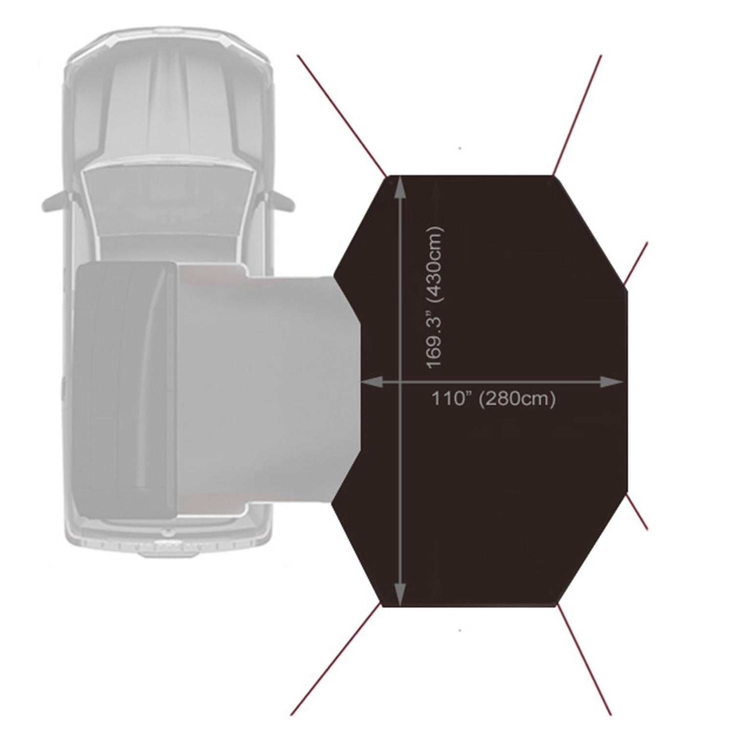 iKamper Auvent Skycamp 2.0 Mini protection soleil
