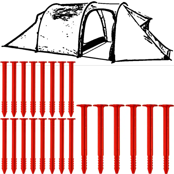 SwissPiranha Ultralight Peg Set sardines Hilleberg Nammatj GT 22 pcs 185 g