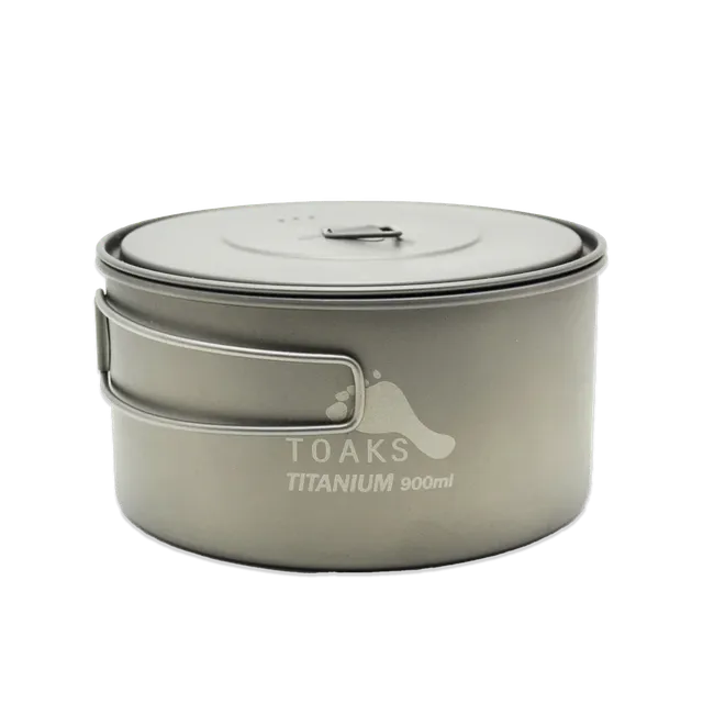 Toaks Popote titane 900 ml large D130 couvercle
