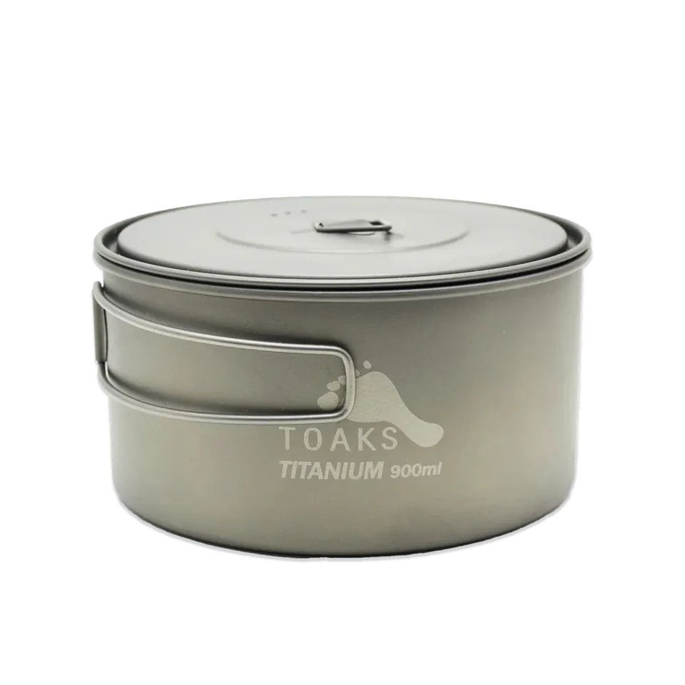 Toaks Popote titane 900 ml large D130 couvercle