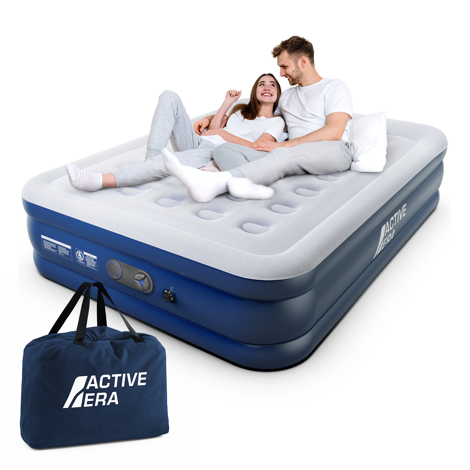 Active Era Air Beds Matelas Gonflable King 2 Places Pompe Électrique