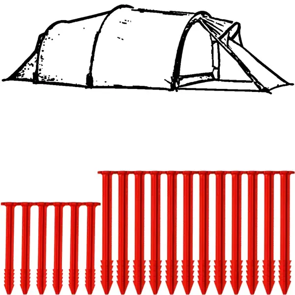 SwissPiranha Ultralight Peg Set Hilleberg Kaitum 18 sardines