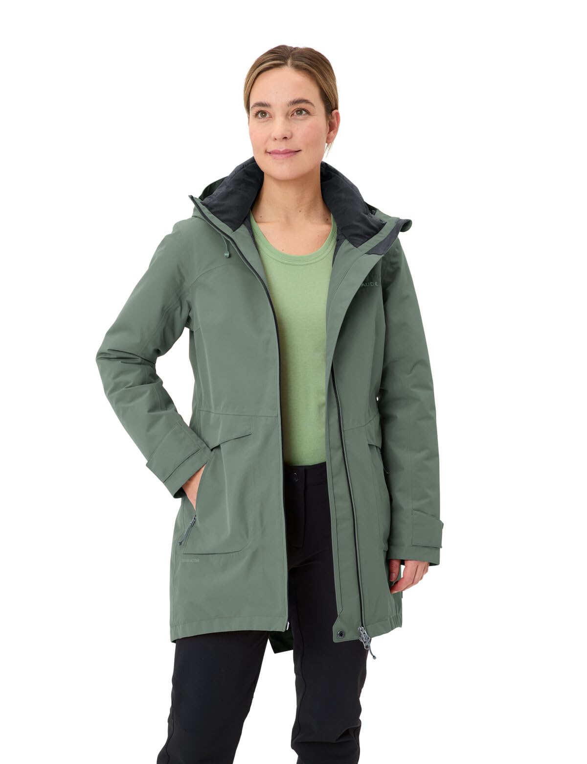 Vaude Skomer III Parka hiver femme noir 42 imperméable