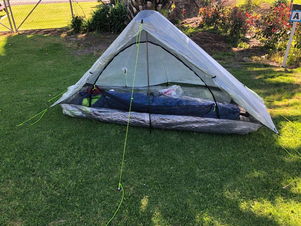 Zpacks Sardine Carbone 6.4" Tente Ultra Légère Sol Meuble