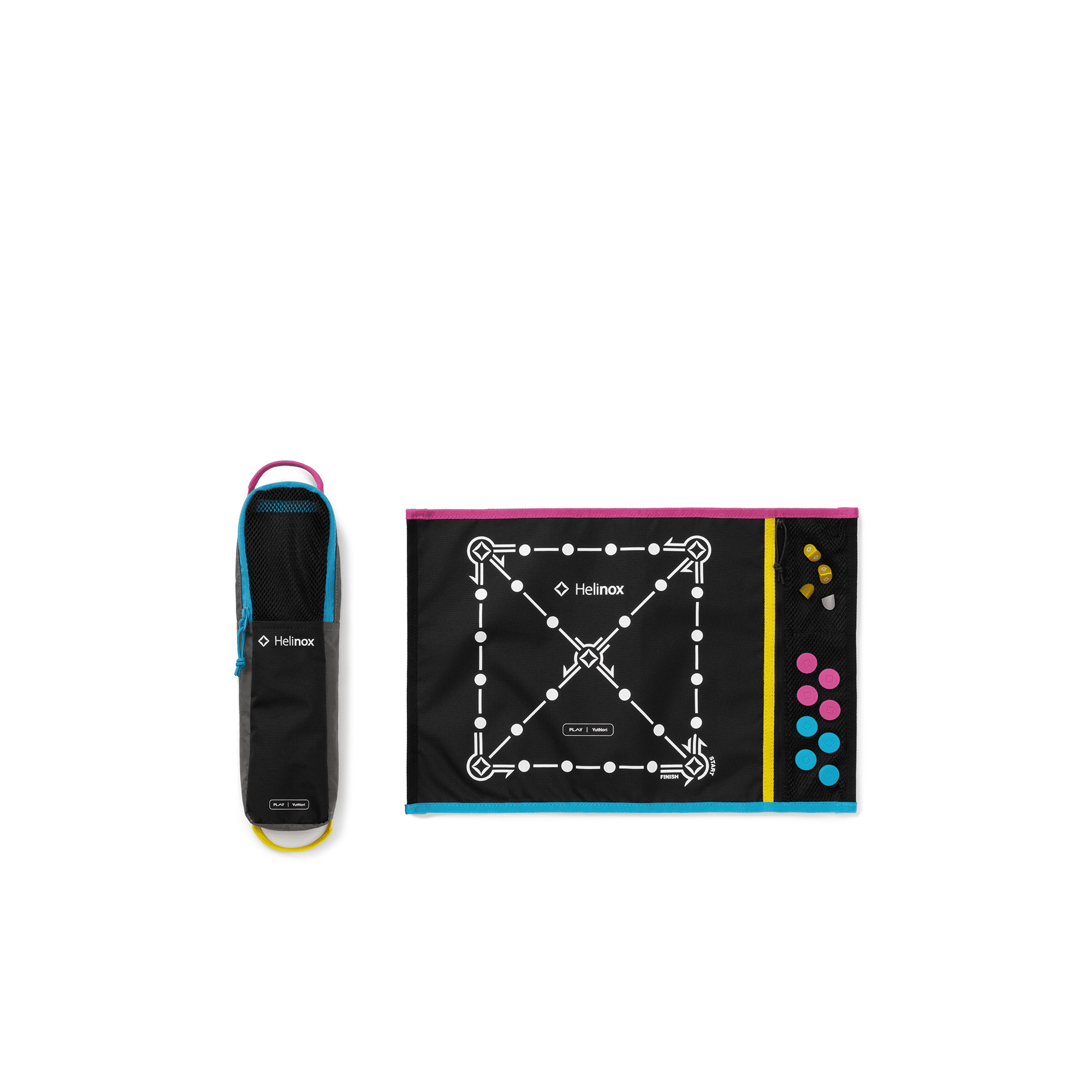 Helinox Play YutNori jeu de société coréen compact noir