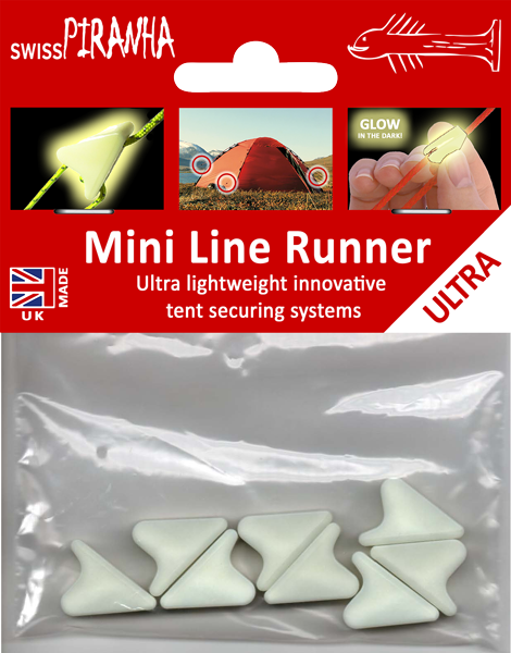 SwissPiranha Mini Line Runner Tendeur Phosphorescent Lot 8