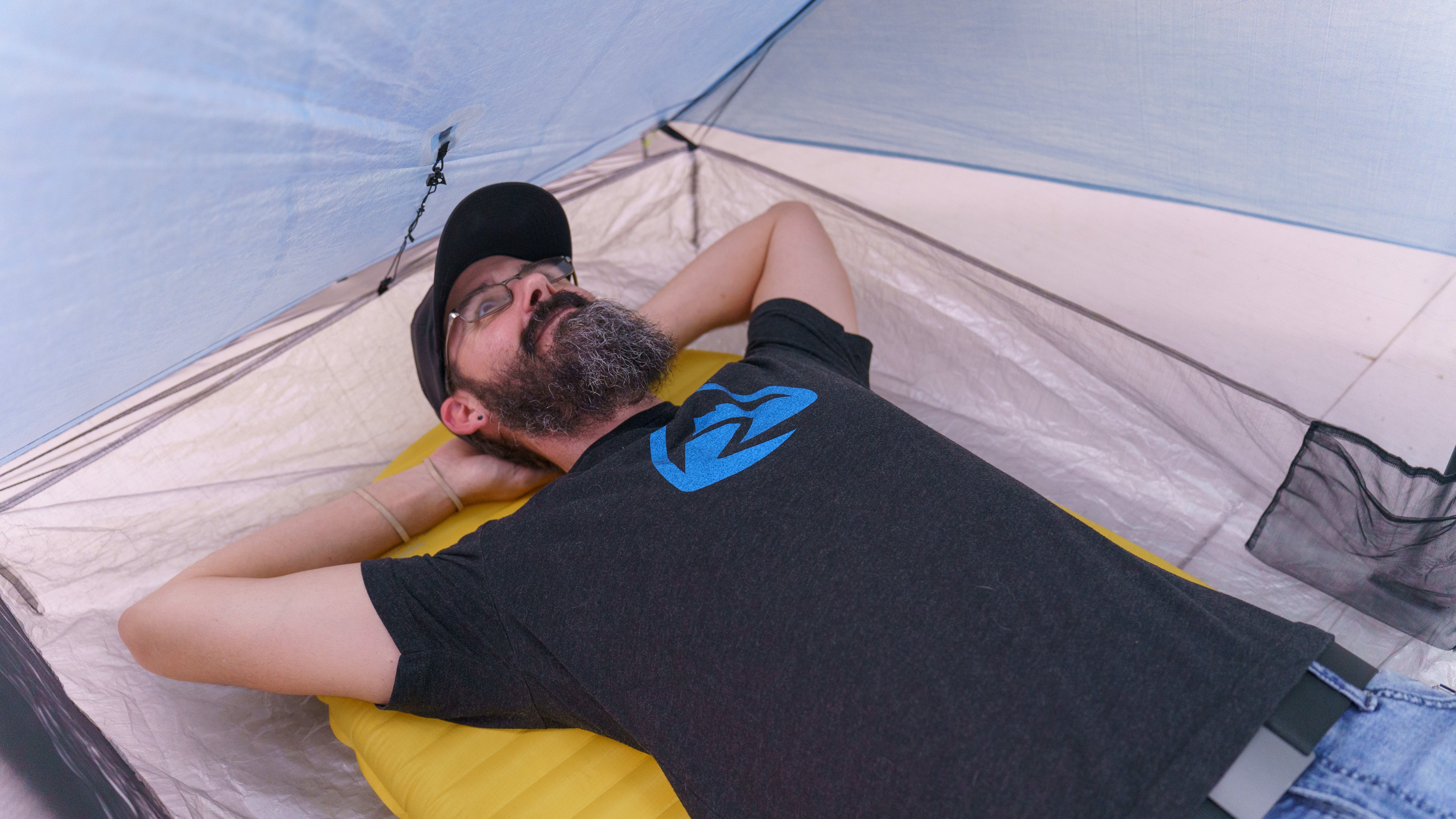 Zpacks Offset Solo tente 1 personne bleue ultra-légère
