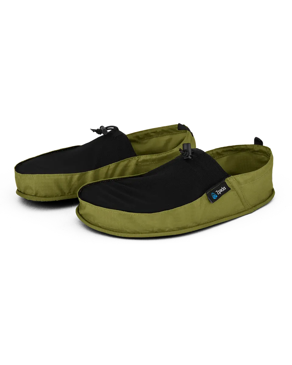 Zpacks Clothing Deluxe Camp Shoes Olive Drab Small