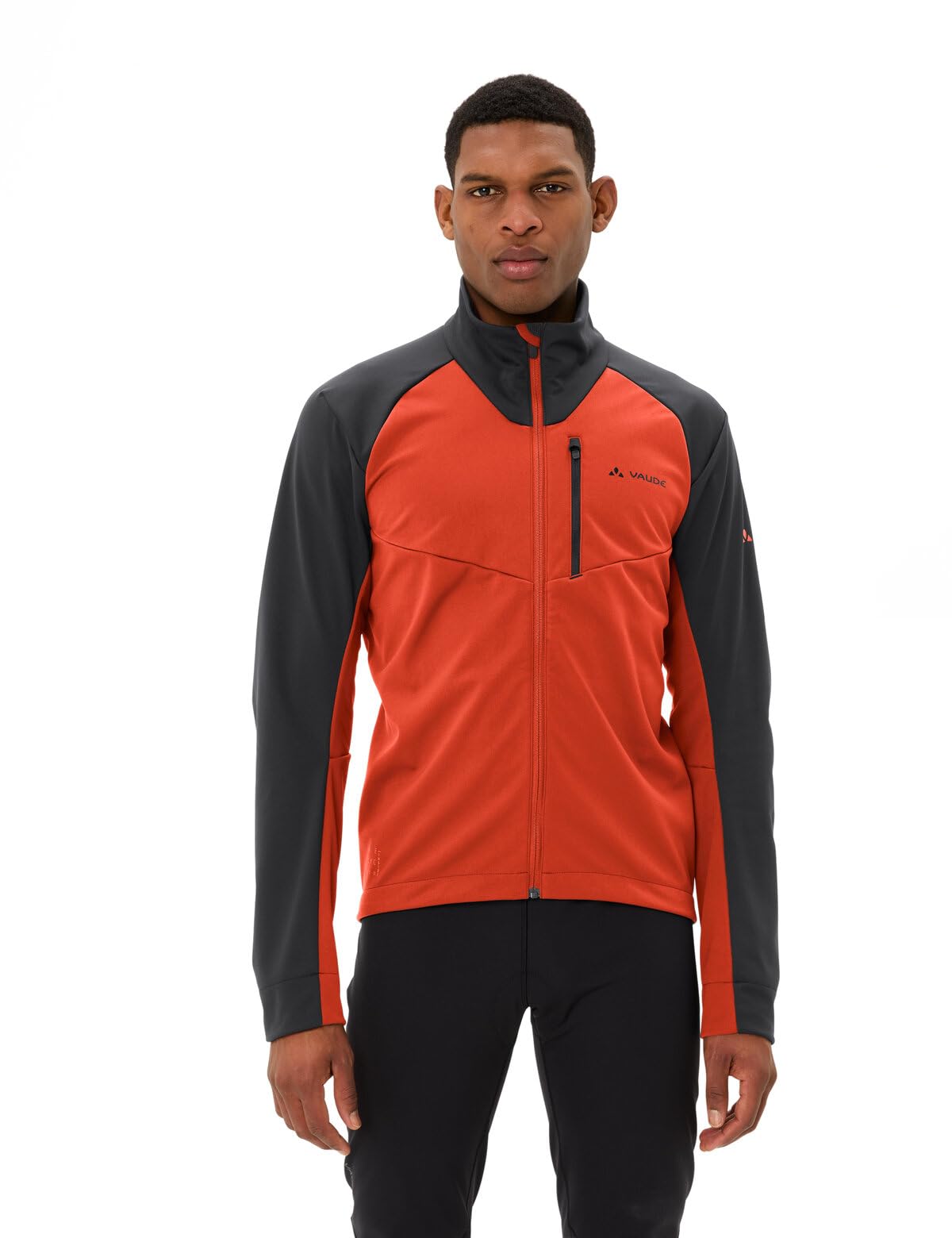 Vaude Posta Softshell VII veste vélo homme rouge fluo