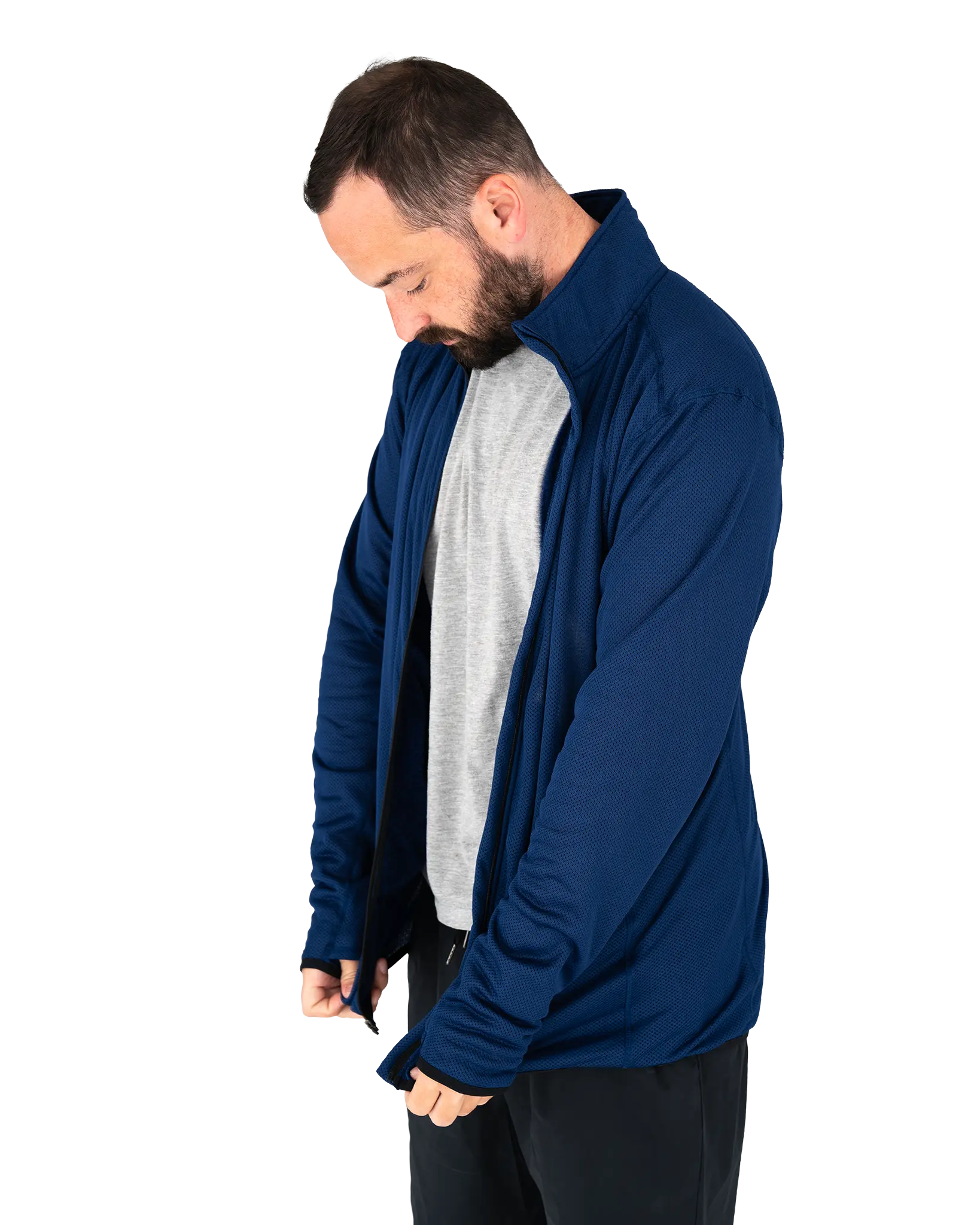 Zpacks Octa Fleece Light veste polaire bleue à col