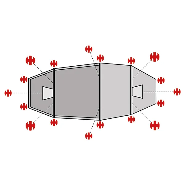 SwissPiranha Ultralight Abisko Shape 2/3 sardines 18 pcs 68g