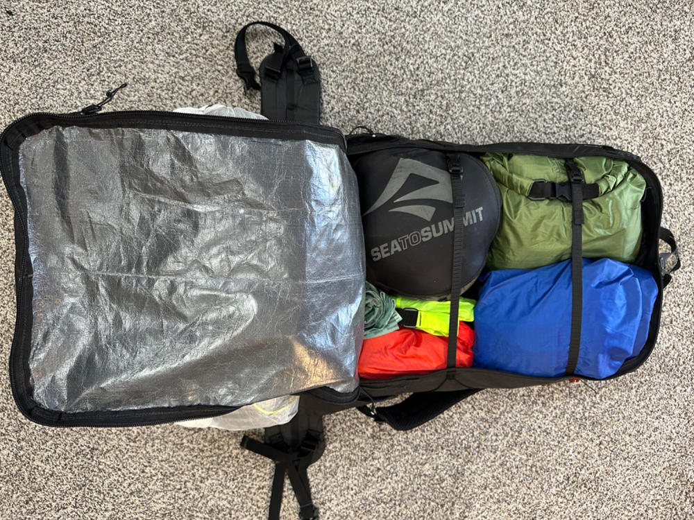 Zpacks Arc Zip Ultra 62L sac à dos femme Storm Gray 62L étanche