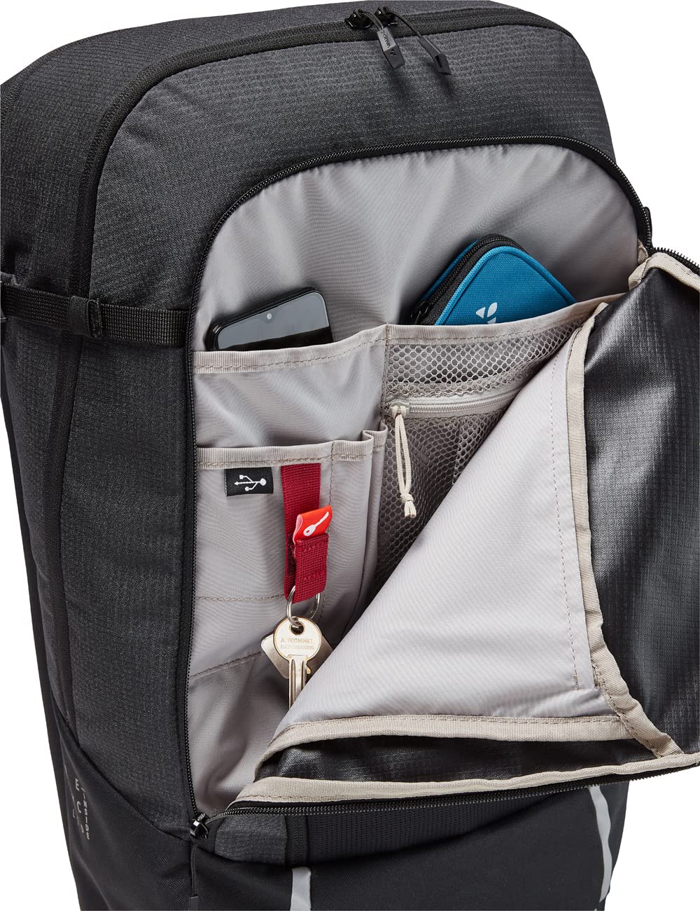 Vaude Cycle Messenger sacoche vélo Noir étanche