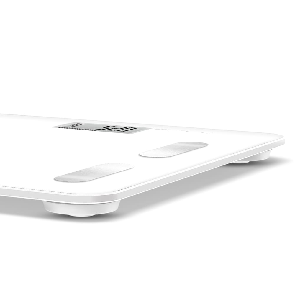 Active Era Pèse-Personne Électronique Ultra Fin Blanc Impédance
