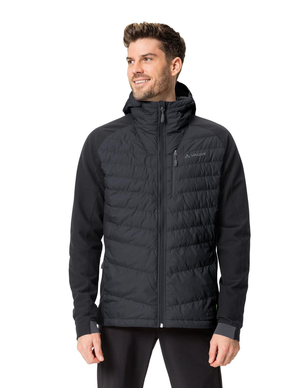 Vaude Elope veste hybride homme noir chaude recyclée
