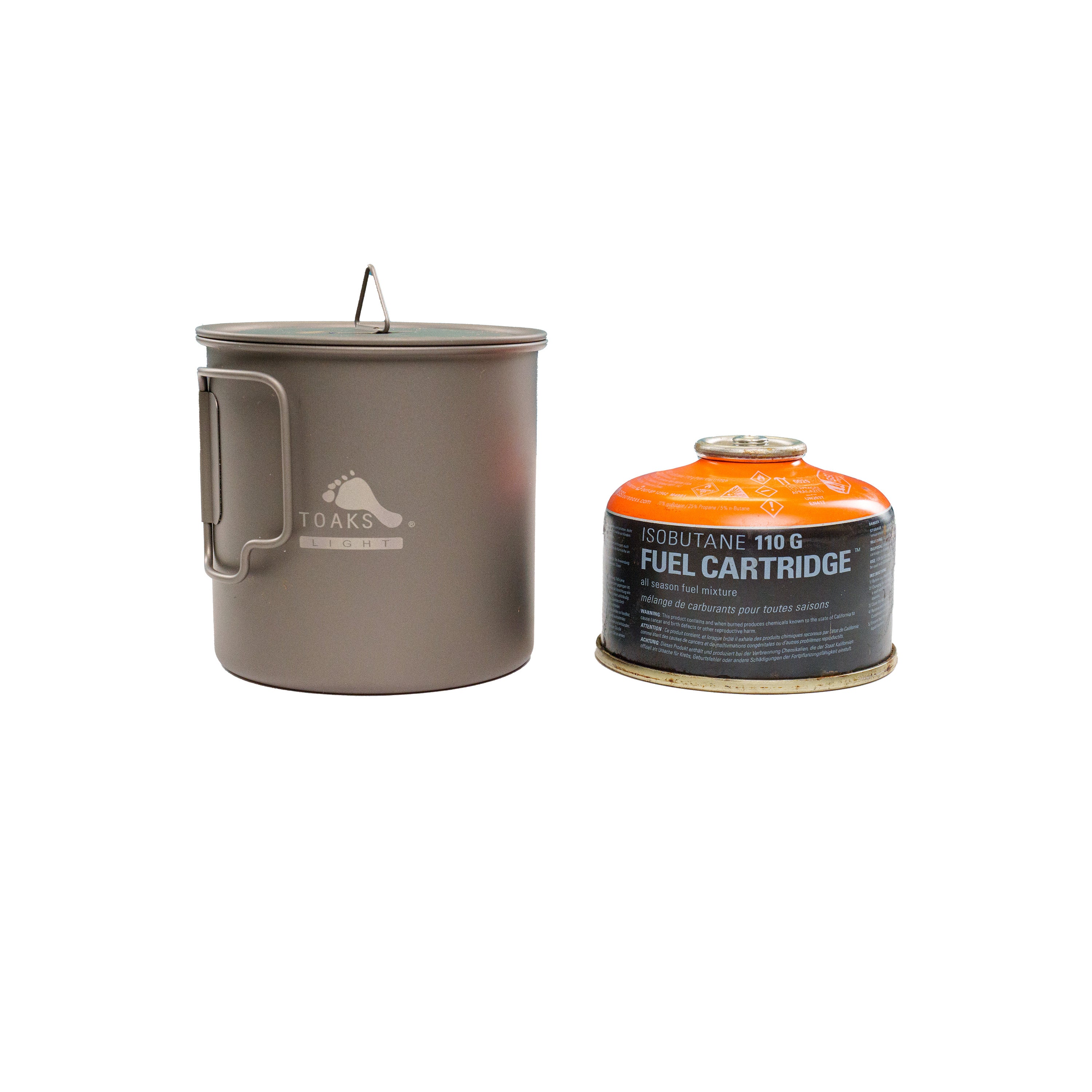 Toaks Light 650ml Popote Titane avec Couvercle