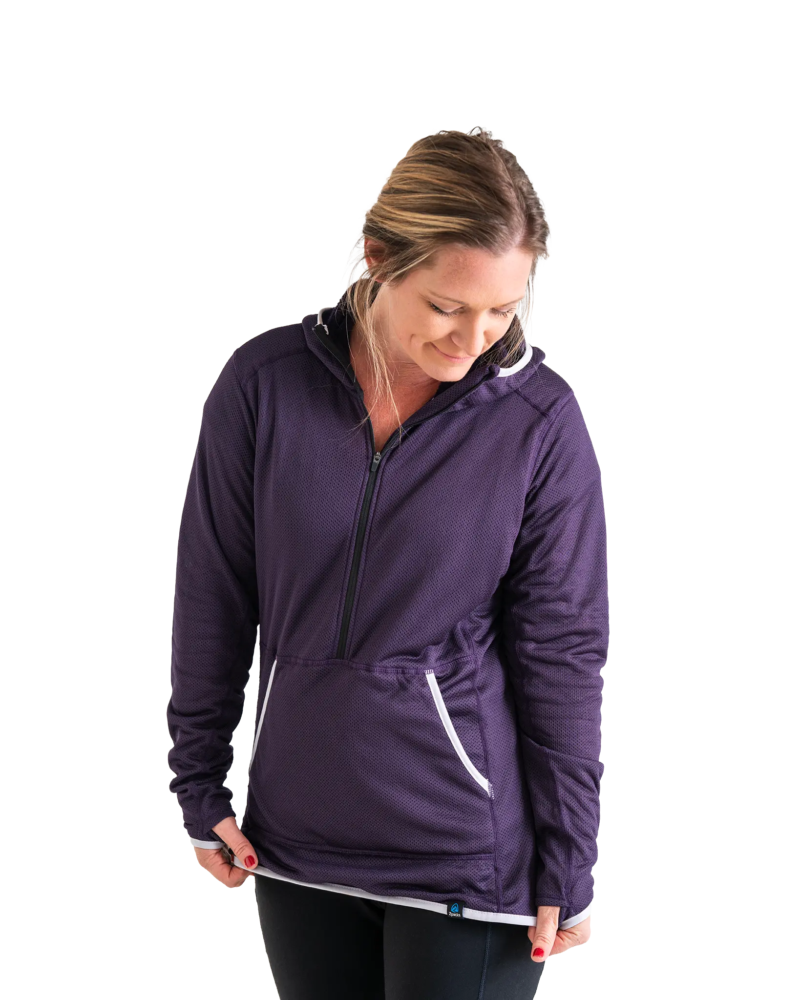 Zpacks Octa Pull polaire femme capuche bleu violet