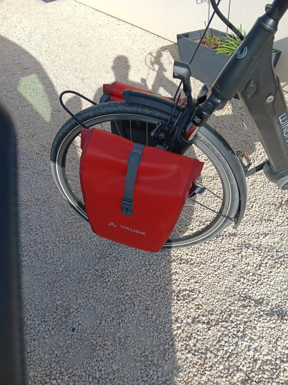 Vaude Aqua Front sacoche vélo vert vif 28 L étanche