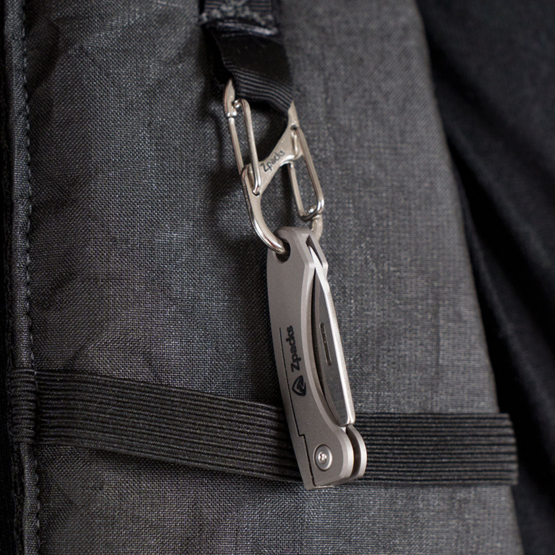 Zpacks Pipsqueak couteau randonnée titane mousqueton