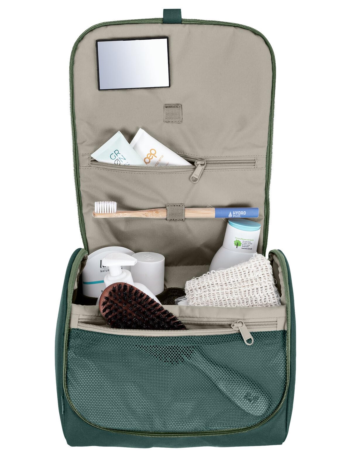 Vaude Wegawash Trousse de Toilette Vert Forêt Suspendue