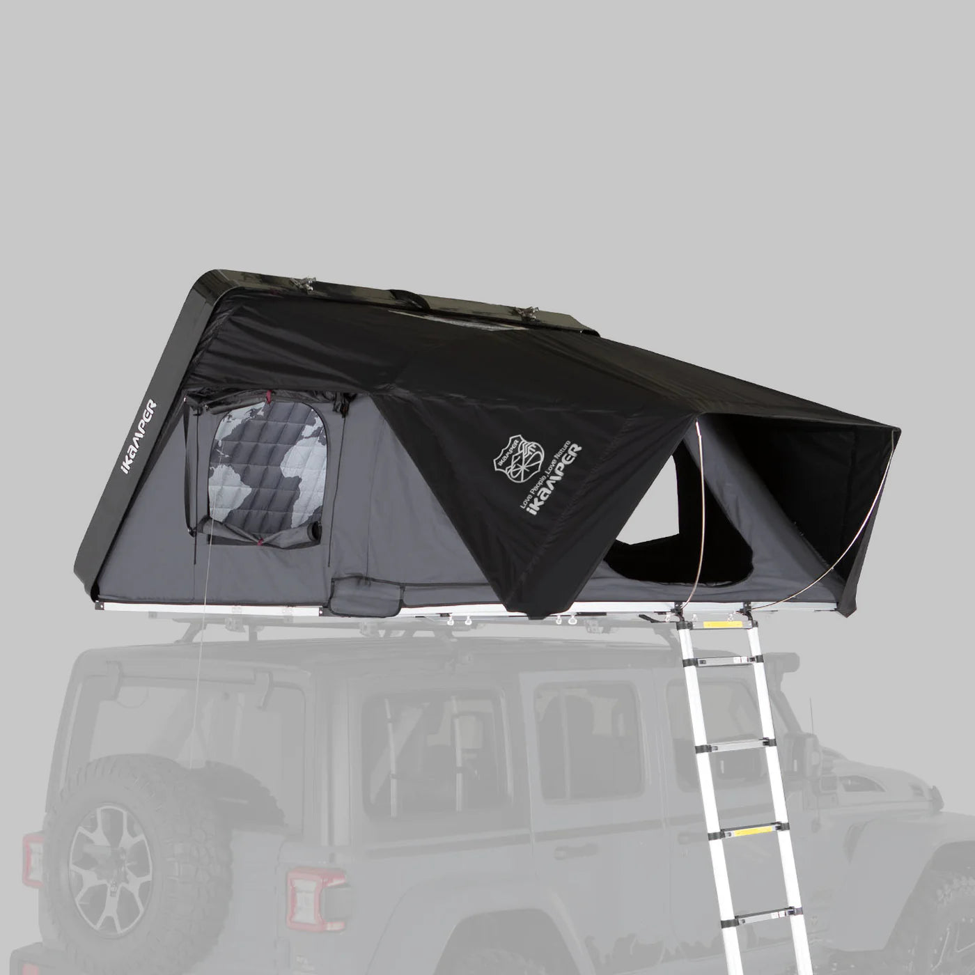 iKamper Skycamp 3.0 tente de toit 4 places coque rigide noir