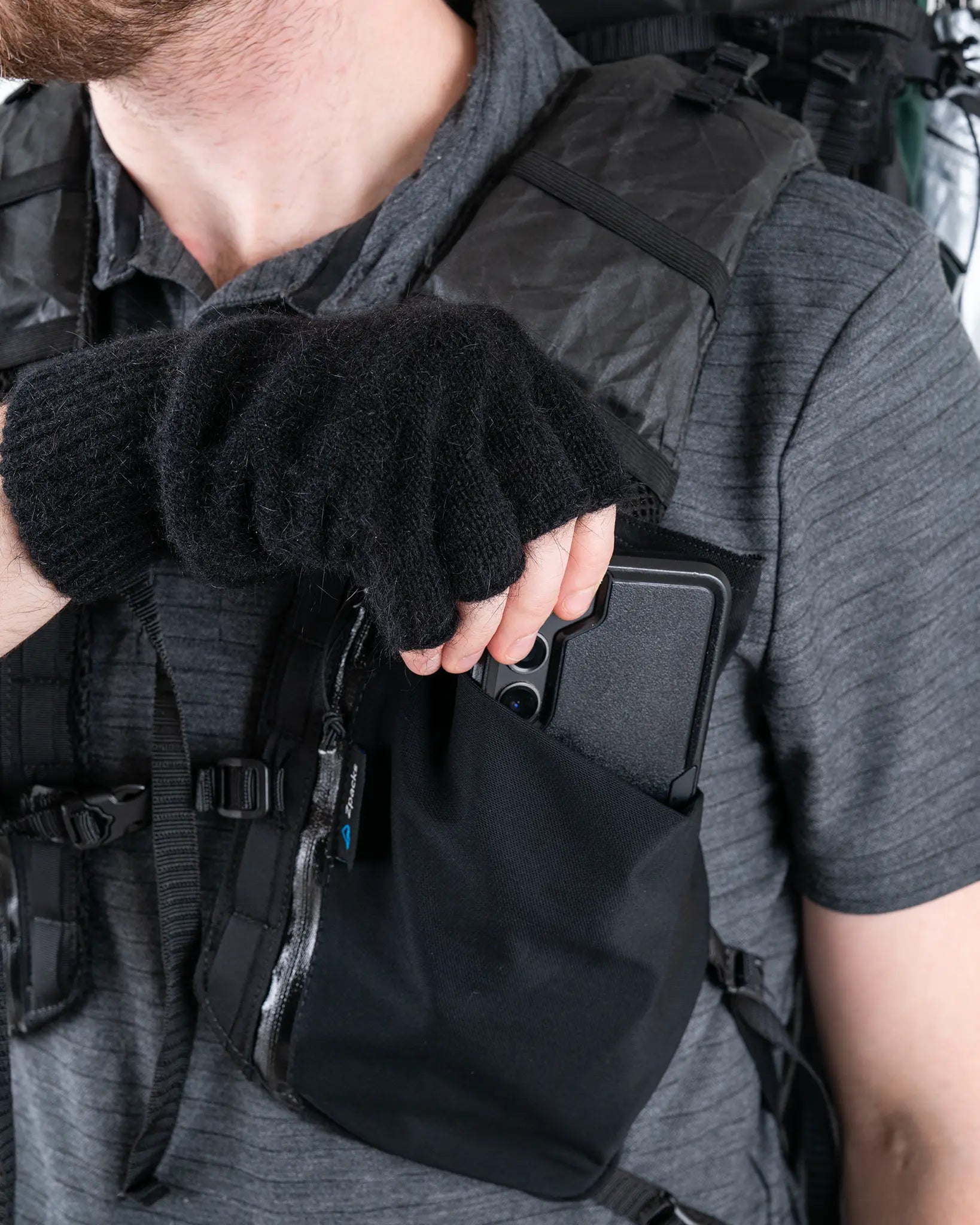 Zpacks Brushtail Possum gants sans doigts laine taille M