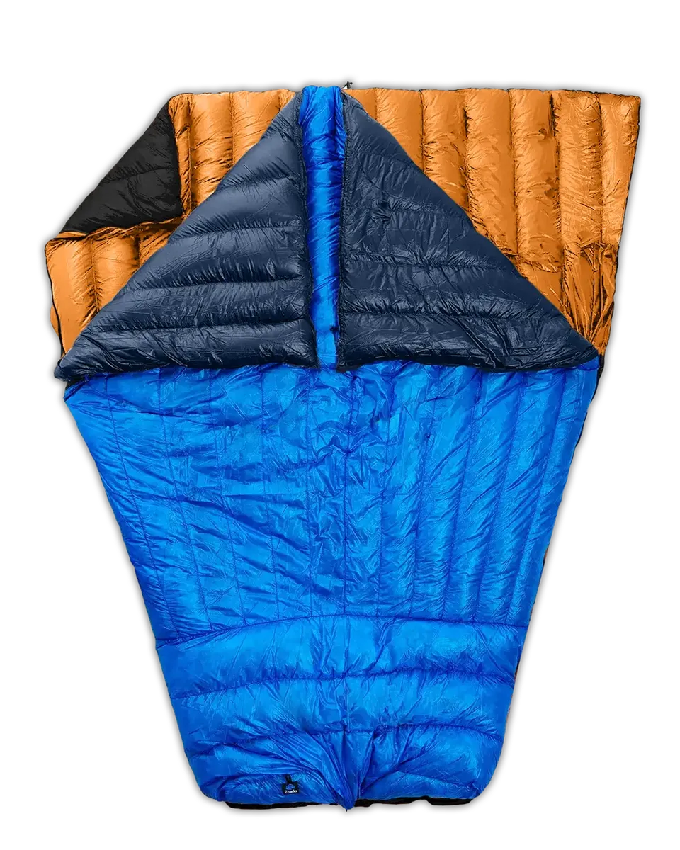 Zpacks Sleeping Bags Zip Together sac de couchage bleu marine