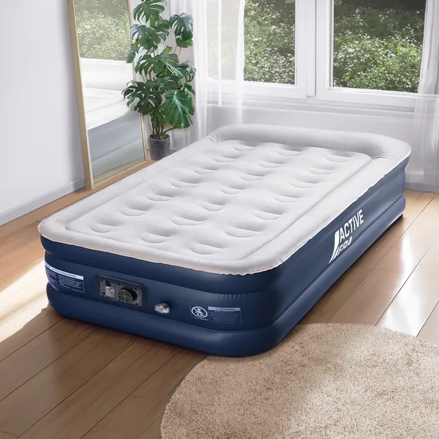 Active Era Air Beds Twin matelas gonflable 1 personne pompe oreiller