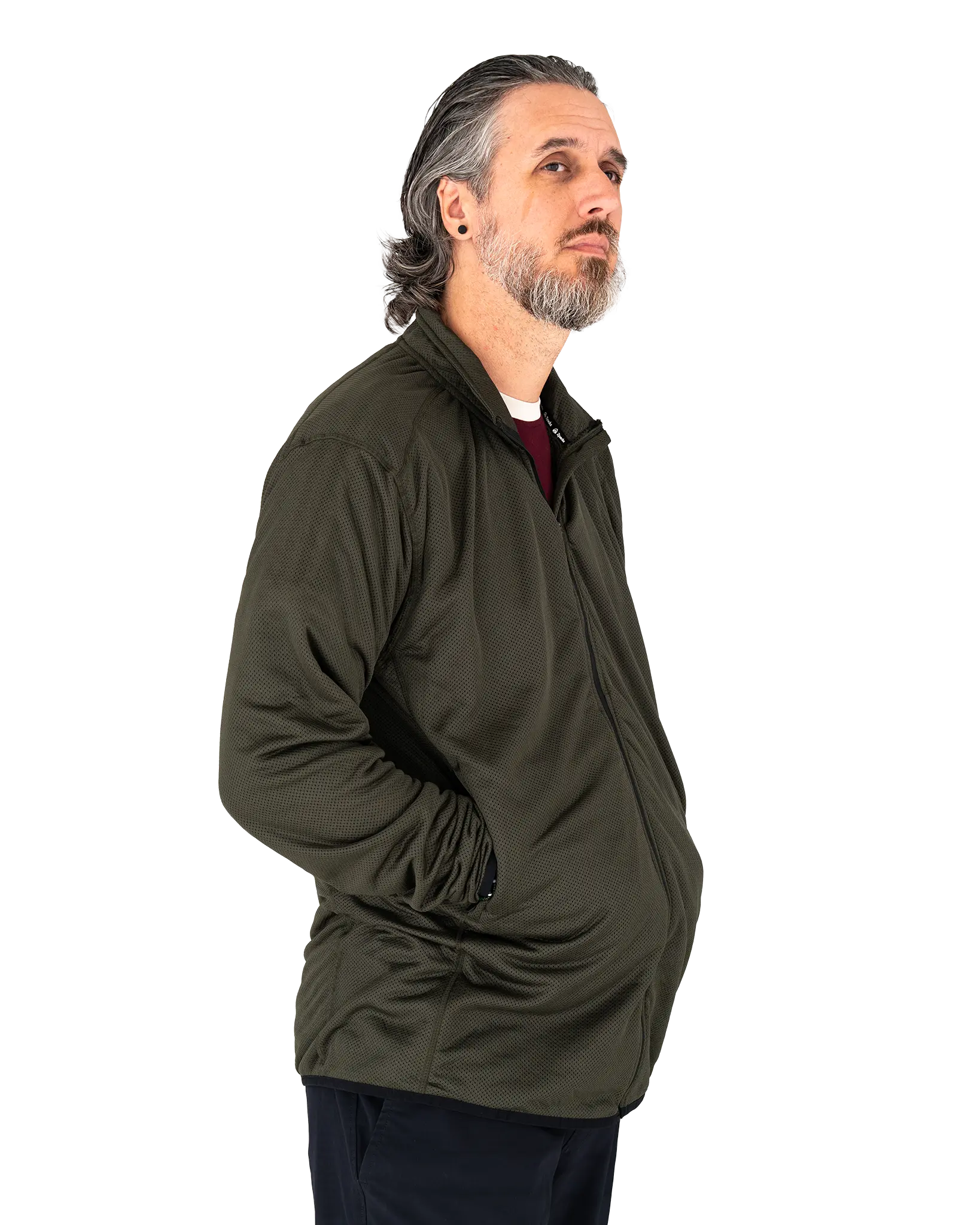 Zpacks Octa Fleece Light veste polaire bleue à col