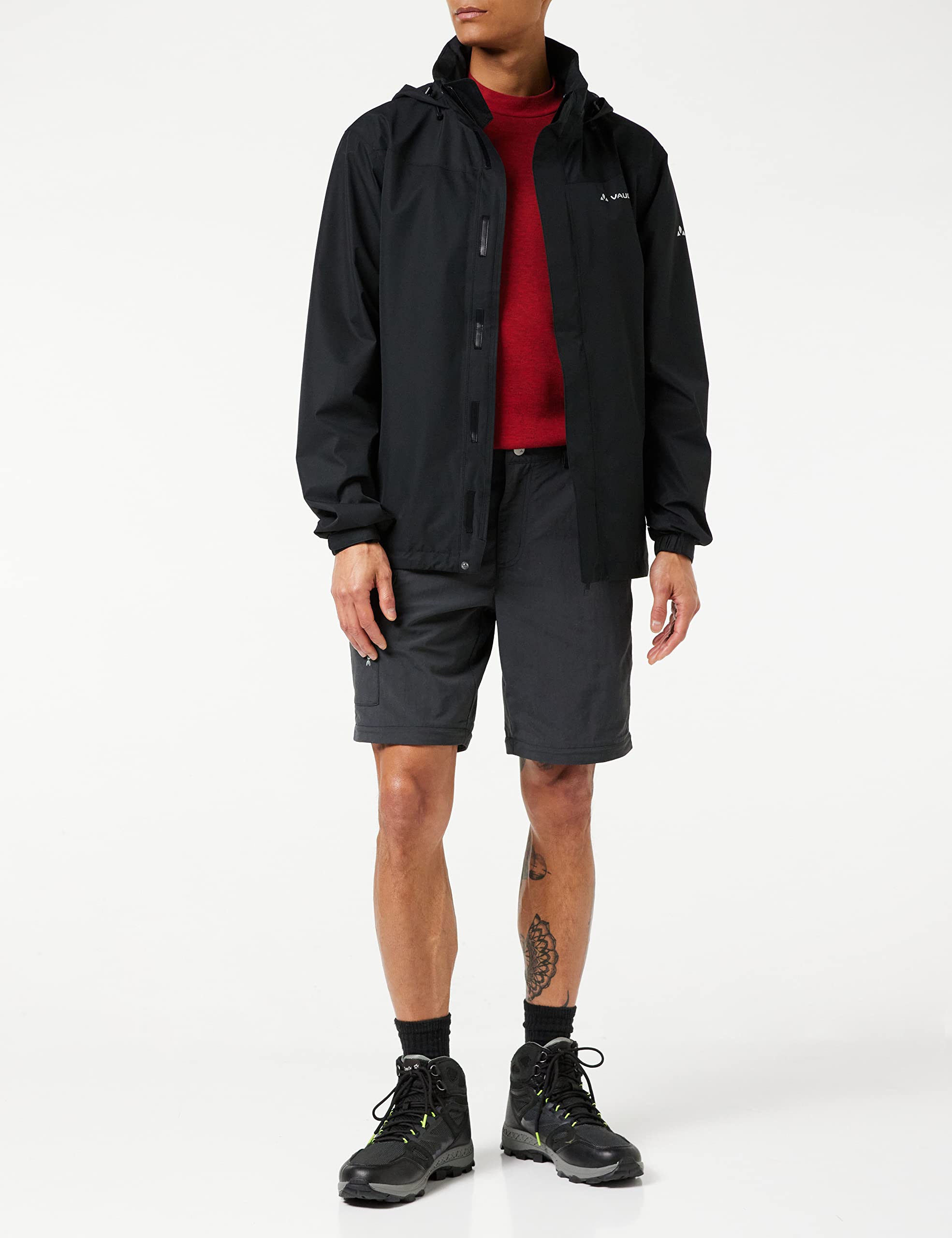 Vaude Escape Bike Light veste pluie homme noir coupe-vent