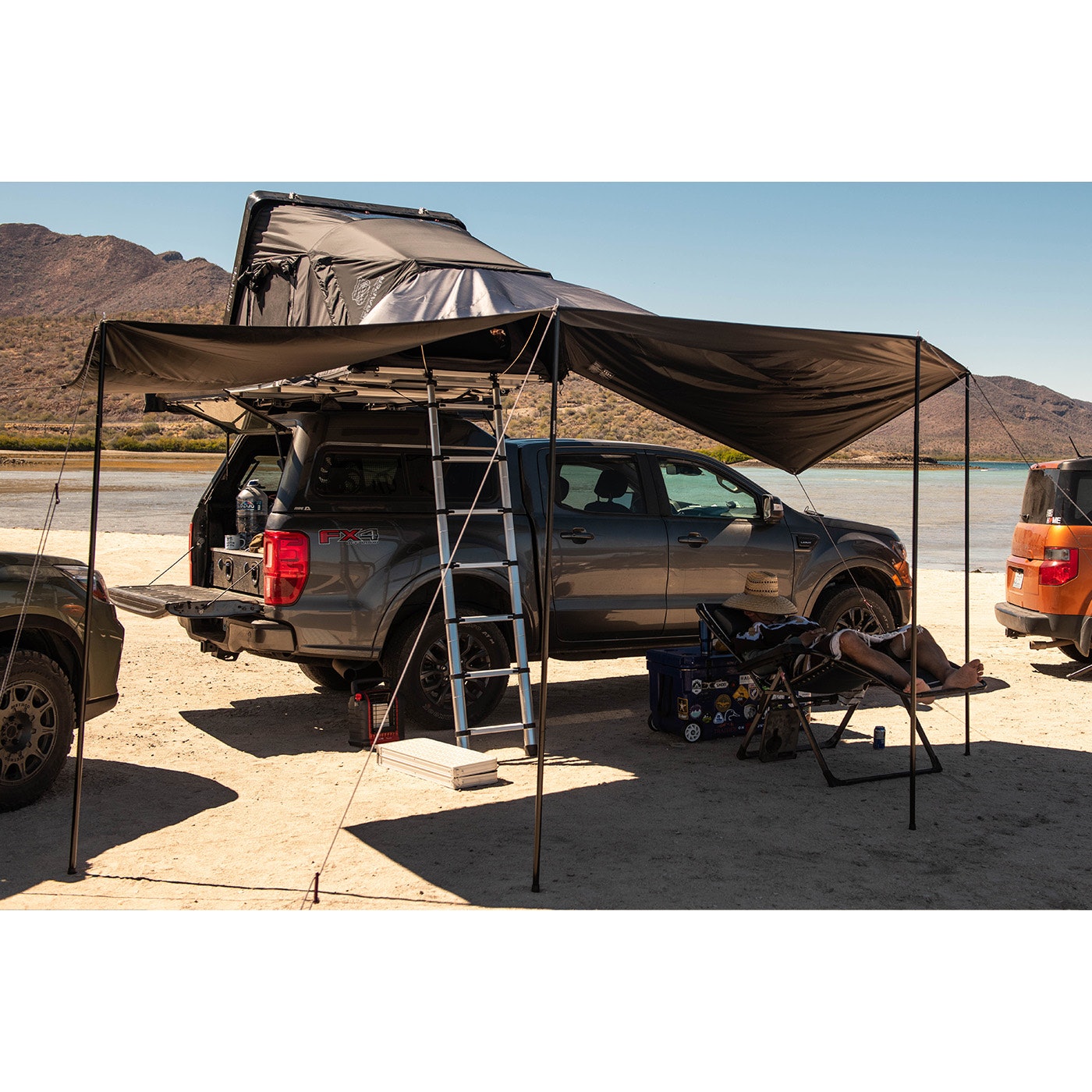 iKamper Auvent Tente de Toit Skycamp 3.0 Mini anti-soleil pluie