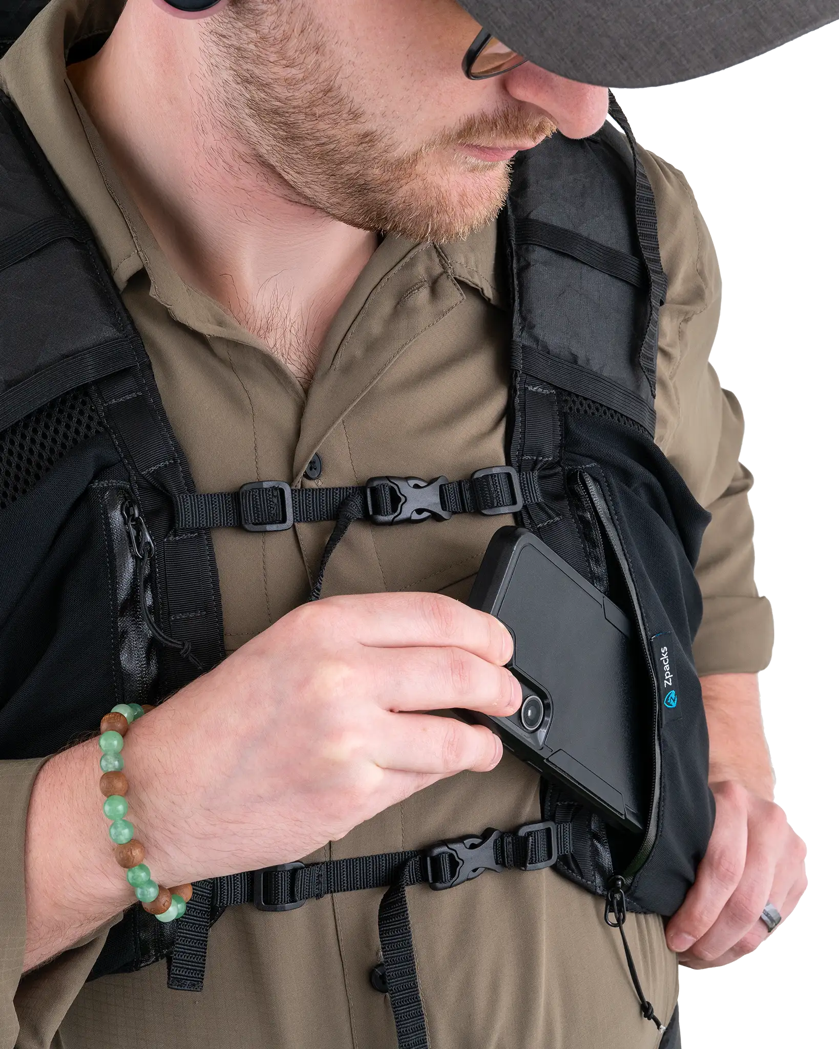 Zpacks Bretelles Gilet Détachables Harnais Poche Gourde Rando