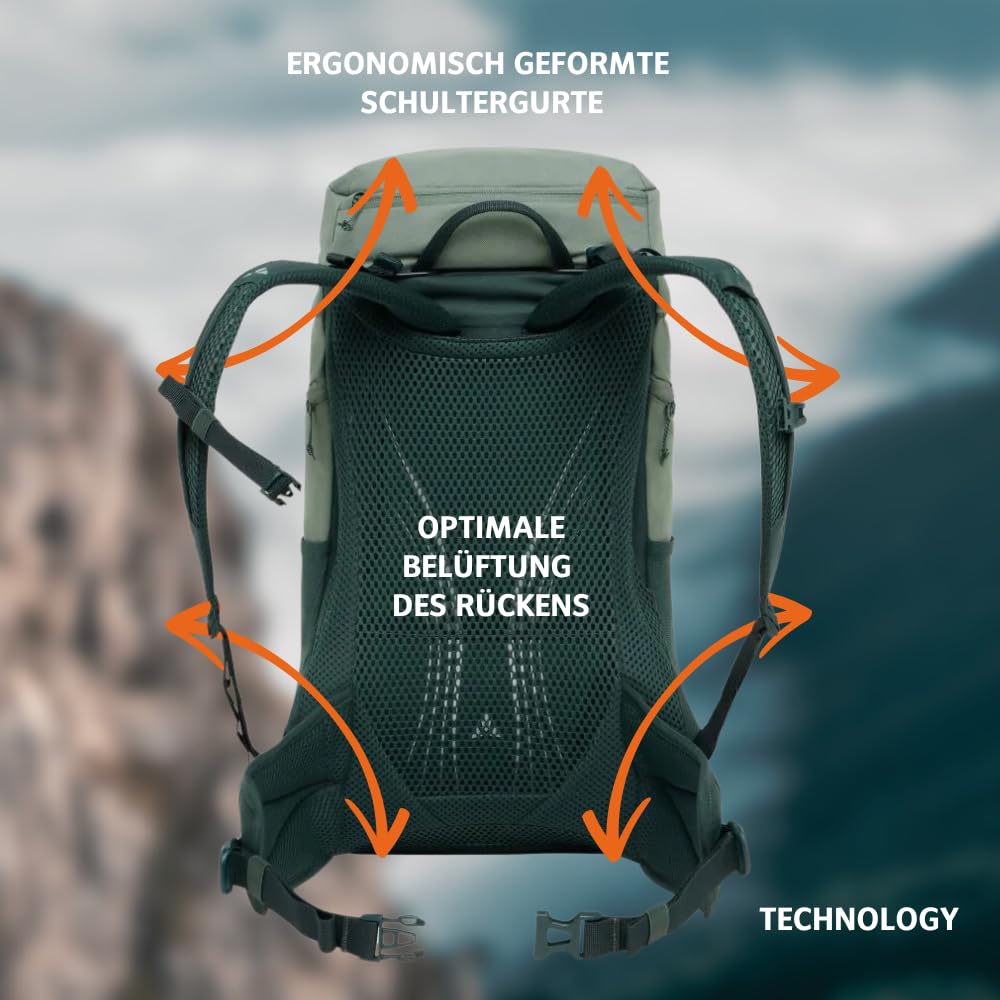 Vaude Jura 24 sac à dos 24 L agnave recyclé