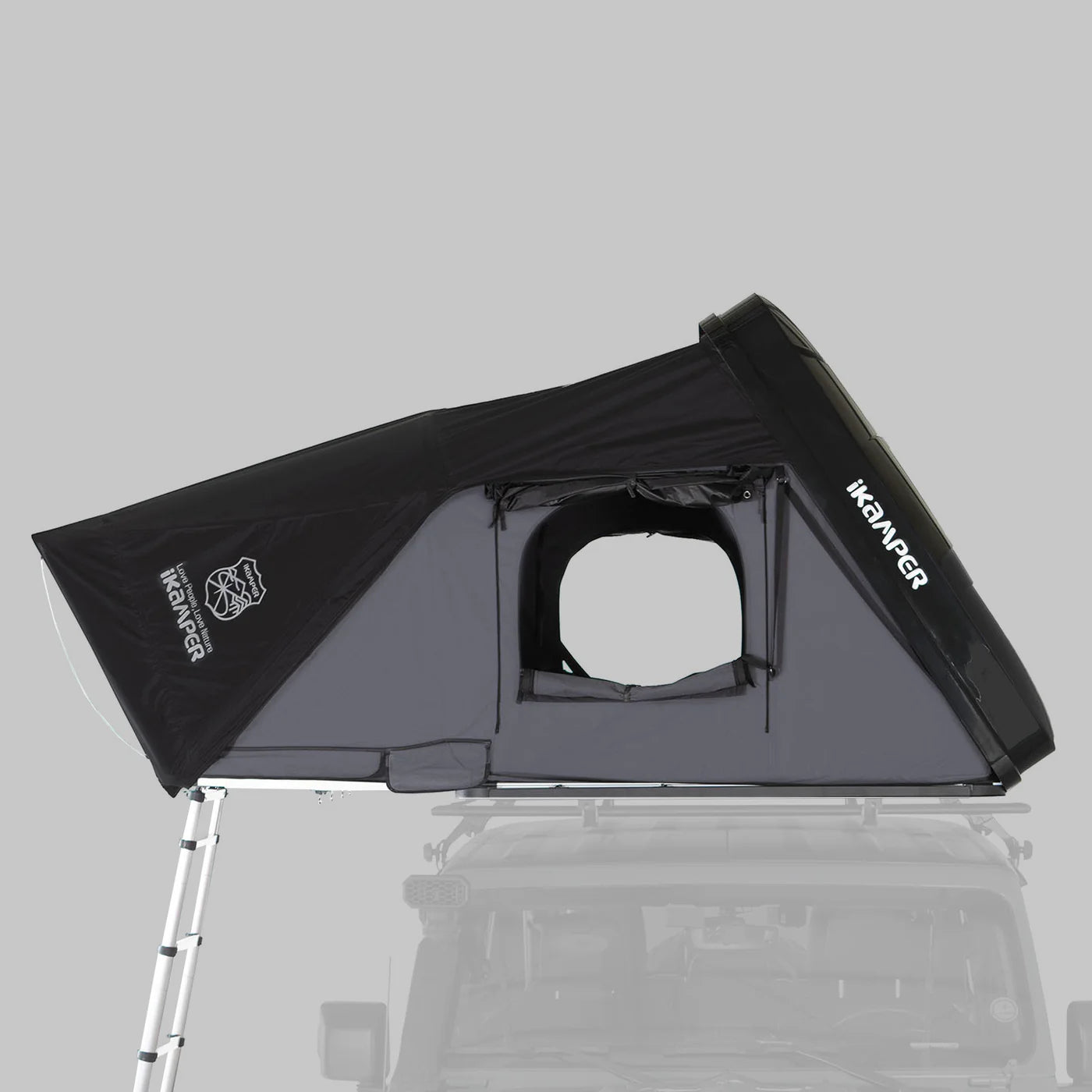 iKamper Skycamp 3.0 tente de toit 4 places coque rigide noir