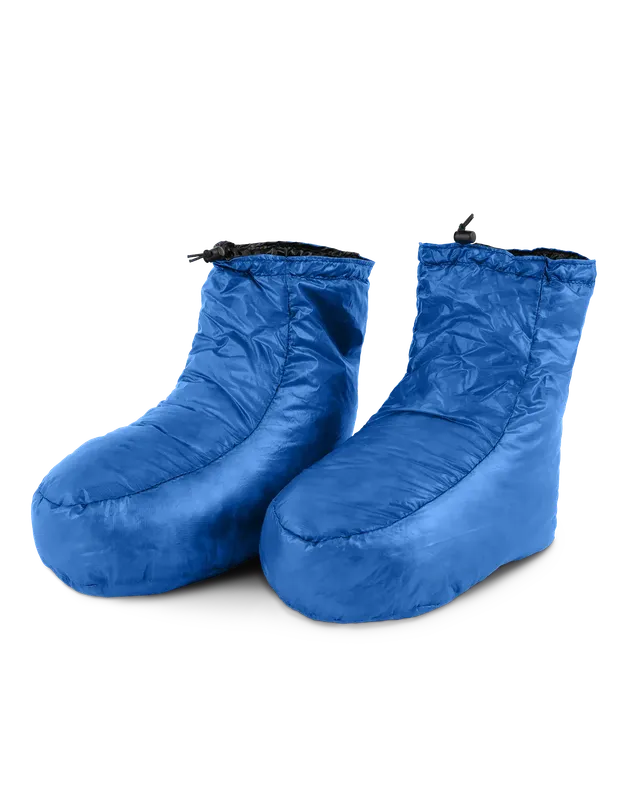 Zpacks Down Booties chaussons duvet Marine réversible M