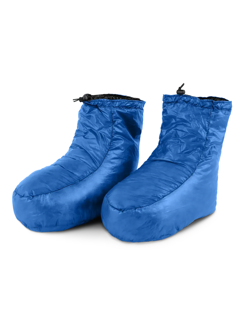 Zpacks Down Booties chaussons duvet Marine réversible M