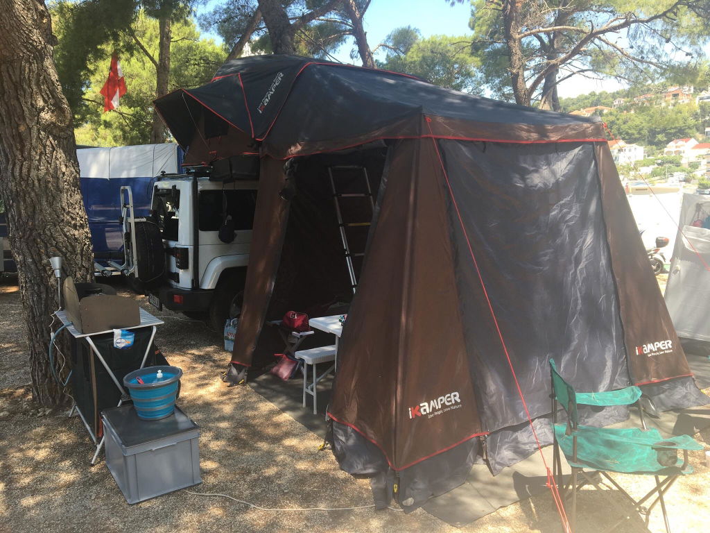 iKamper Annexe X-Cover 1.0 auvent tente de toit 360x310 étanche